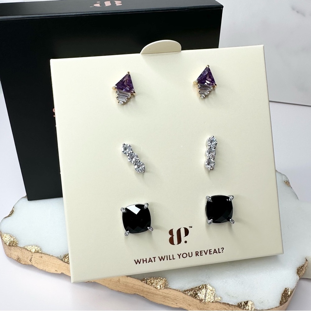 Bomb Party 2024 Simply Stud Earrings Sunset Boulevard RBP9066 NWT
